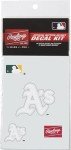 Rawlings | MLB Authentic Baseball Helmet Decal Kit | Oakland Athletics