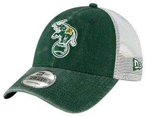 New Era 2019 MLB Oakland Athletics Baseball Cap Hat 1988 Cooperstown Truck Mesh Green/White