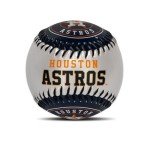 Franklin Sports Houston Astros MLB Team Baseball - MLB Team Logo Soft Baseballs - Toy Baseball for Kids - Great Decoration for Desks and Office