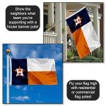 WinCraft Houston Astros State of Texas Logo Flag and Banner