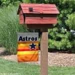 WinCraft Houston Astros Vintage Rainbow Stripes Double Sided Garden Flag