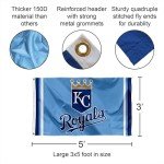 WinCraft Kansas City Royals Powder Blue Flag and Banner