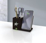 SOAR NHL Wireless Charger and Desktop Organizer, Dallas Stars