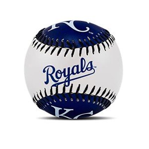 Franklin Sports Kansas City Royals MLB Team Baseball - MLB Team Logo Soft Baseballs - Toy Baseball for Kids - Great Decoration for Desks and Office