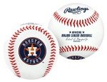 Rawlings | MLB Team Logo Baseball | Houston Astros | Official | White