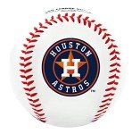 Rawlings | MLB Team Logo Baseball | Houston Astros | Official | White