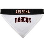 Pets First DMB-3217-L-XL MLB Arizona Diamondbacks Reversible Pet Bandana, Large/X-Large, MLB Team Color