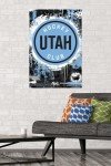Trends International NHL Utah Hockey Club - Maximalist Logo 24 Wall Poster, 34L x 22.4W, Unframed Version