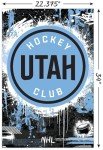 Trends International NHL Utah Hockey Club - Maximalist Logo 24 Wall Poster, 34L x 22.4W, Unframed Version