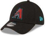New Era MLB Team Classic 39THIRTY Stretch Flex Fit Hat Cap (as1, Alpha, s, m, Arizona Diamondbacks Black)