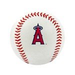 Rawlings | MLB Team Logo Baseball | Los Angeles Angels of Anaheim | Official | White