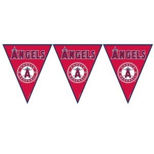 Los Angeles Angels MLB Red Plastic Pennant Banner - 12' (Pack Of 1) - Perfect For Game Day & Baseball Fans