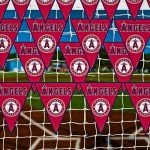 Los Angeles Angels MLB Red Plastic Pennant Banner - 12' (Pack Of 1) - Perfect For Game Day & Baseball Fans
