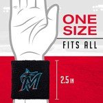 Franklin Sports MLB Sweat Wristband, Team Specific, One Size