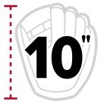 Rawlings MLB Team Logo Youth Glove Series, Miami Marlins,Black, 10"