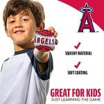 Franklin Sports Los Angeles Angels MLB Team Baseball - MLB Team Logo Soft Baseballs - Toy Baseball for Kids - Great Decoration for Desks and Office