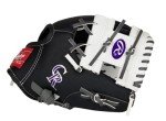 Rawlings MLB Team Logo Youth Glove Series, Colorado Rockies, 10"