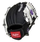 Rawlings MLB Team Logo Youth Glove Series, Colorado Rockies, 10"