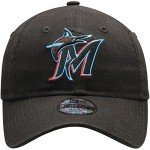 New Era Youth MLB Core Classic 9TWENTY Adjustable Hat Cap One Size Fits All (as1, Alpha, one_Size, Miami Marlins)