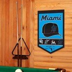 WinCraft Miami Marlins Heritage History Banner Pennant