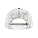 47 MLB Team Color Primary Logo Mesh Trucker Snapback Adjustable Hat Cap, Adult One Size Fits All - Oakland Athletics Green