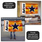 WinCraft Houston Astros Retro Vintage Grommet Flag