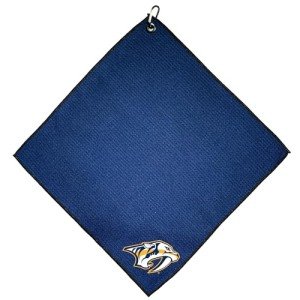 Team Golf NHL Nashville Predators Microfiber Golf Towel, 15x15 (Multicolor)