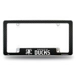 Rico Industries NHL Hockey Anaheim Ducks Black 12" x 6" Chrome All Over Automotive License Plate Frame for Car/Truck/SUV
