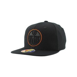 ZHATS Unisex Kid's NHL Officially Licensed Youth Adjustable Snapback Hat Flat Bill Z11 Black Element, One Size