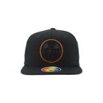 ZHATS Unisex Kid's NHL Officially Licensed Youth Adjustable Snapback Hat Flat Bill Z11 Black Element, One Size