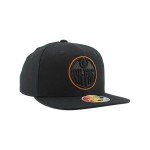 ZHATS Unisex Kid's NHL Officially Licensed Youth Adjustable Snapback Hat Flat Bill Z11 Black Element, One Size