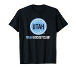 Utah Hockey Club Power Play Black Officially Licensed T-Shirt