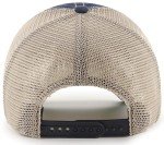 47 MLB Trawler Primary Logo Team Color Mesh Trucker Clean Up Adjustable Hat, Adult One Size Fits All - Detroit Tigers Navy