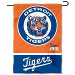 WinCraft Detroit Tigers Retro Vintage Throwback Double Sided Garden Flag