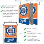WinCraft Detroit Tigers Retro Vintage Throwback Double Sided Garden Flag