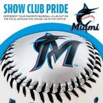 Franklin Sports Miami Marlins MLB Team Baseball - MLB Team Logo Soft Baseballs - Toy Baseball for Kids - Great Decoration for Desks and Office