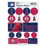 MLB Angels Vinyl Sticker Sheet, 5" x 7"