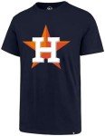 MLB Men's Imprint Match Team Color Primary Logo Word Mark T-Shirt (Houston Astros Navy, Large)