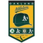 WinCraft Oakland Athletics Heritage History Banner Pennant