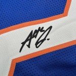 Facsimile Autographed Ashton Jeanty Boise State Blue Reprint Laser Auto College Football Jersey Size Men's XL