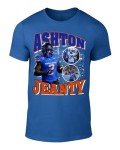 DTGVirgil Blue Boise Ashton Jeanty Bootleg Style Throwback Style T-Shirt Men's Adult Large