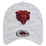 New Era Men's White Chicago Bears Gameday Graded 39THIRTY Flex Hat