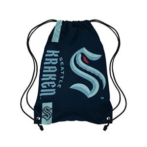 FOCO Seattle Kraken NHL Big Logo Drawstring Backpack