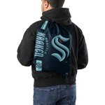 FOCO Seattle Kraken NHL Big Logo Drawstring Backpack