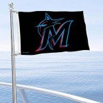 WinCraft Miami Marlins Boat and Golf Cart Flag