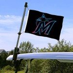 WinCraft Miami Marlins Boat and Golf Cart Flag