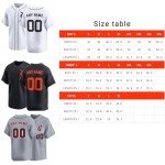 PERSONACU Custom Baseball Jersey Personalized Your Name and Number Baseball Uniform for Men Women and Youth, Large-X-Large