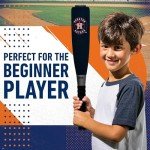 Franklin Sports MLB Houston Astros Team Jumbo Foam Bat and Ball Set, 21-Inch, Blue