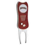Team Golf MLB Los Angeles Angels Retractable Divot Tool with Double-Sided Magnetic Ball Marker, Features Patented Single Prong Design, Causes Less Damage to Greens