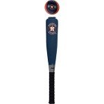 Franklin Sports MLB Houston Astros Team Jumbo Foam Bat and Ball Set, 21-Inch, Blue